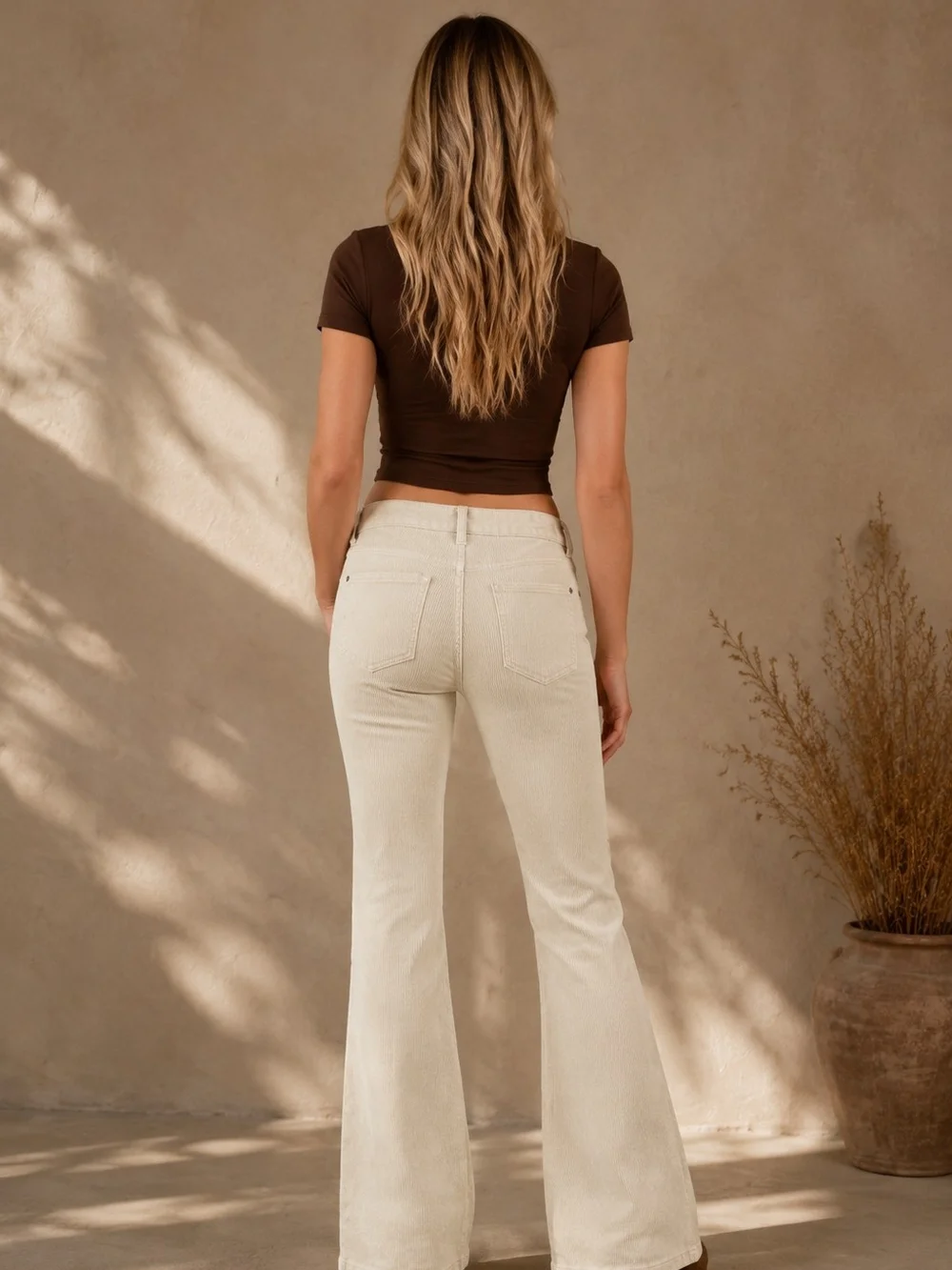 BDG Urban Outfitters Cream Corduroy Pants Vintage ’90s Y2K New